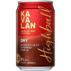 KAVALAN �J�o���� �g���v���V�F���[�J�X�N �V���O�������g �n�C�{�[�� 320ml�~24�� 1�P�[�X u-sa