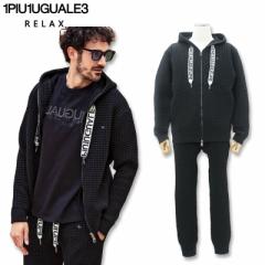 1PIU1UGUALE3 RELAX btp[J[ XGbgpc ㉺Zbg USK-24001 USK-24003  M L XL Ems[