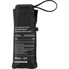 Wpc.IZA ���P �܂肽���ݎP Type:Compact �u���b�N ���S�Ռ� UV�΍� 100%�J�b�g ���O���΍� �R���p�N�g �܎P