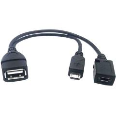 microUSB(IX) - A(X) TYPE-AiXjd@\t microUSB zXg OTG P[u Fire StickmF }EX L[{[h tbV