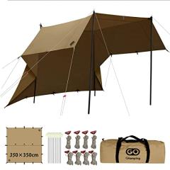 GOGlamping HENGEN+スクエアタープTC 正方形タープ ポリコットン
