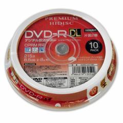 HIDISC CPRMΉ 8.5GB DVD-R DL 8{ 10 HDDR21JCP10SP