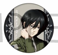 進撃の巨人 ミカサ MAPPA 原画 オーロラ缶バッジ 進撃の巨人_缶バッジ ミカサ | 公式グッズ・公式ライセンス商品