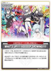 �z�����C�u�I�t�B�V�����J�[�h�Q�[�� hSD10-011 WHAT�fS UP!!!!! KEEEEEP GROWING!!!!! (U �A���R����) �X�^�[�g�f�b�L FLOW GLOW ���� 