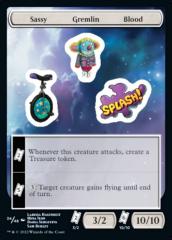 �}�W�b�N�U�M���U�����O UNF EN 34/48 Sassy Gremlin Blood (�p��� �X�e�b�J�[) UNFINITY