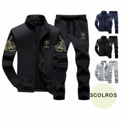 ジャージ 上下セット メンズ セットアップ スウェット セットジャージ ラインジャージ スポーツ ウェア M~5XL