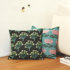 �����~���L �N�b�V�����J�o�[�i�A�����j�bCushion cover 45�~45cm �C���e���A ������� ���킢�� �A�� �N�b�V���� �J�o�[ �{�^�j�J�� �t