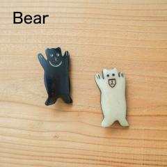 �{�[���u���[�` Bear�b BONE BROOCH �o�b�W �o�b�` �A�N�Z�T���[ �s�� ������� ��i ���R �n���h���C�h �k�� �t�@�b�V���� �i�`������ 