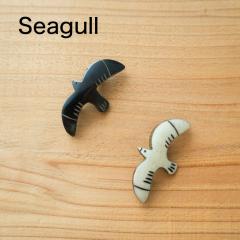 �{�[���u���[�` Seagull�b BONE BROOCH �o�b�W �o�b�` �A�N�Z�T���[ �s�� ������� ��i ���R �n���h���C�h �k�� �t�@�b�V���� �i�`����