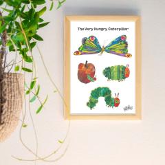 ERIC CARLE�F�G���b�N �J�[���EB4�T�C�Y �|�X�^�[�wButterfly / �͂�؂������ނ��x�ؐ��t���[���Z�b�g�b�C���e���A �k�� �i�`������ �u