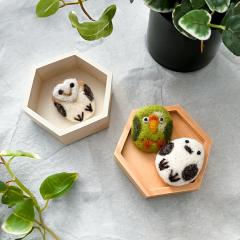 �t�F���g�u���[�` Round Bird�b FELT BROOCH �A�N�Z�T���[ �s�� ������� ��i �n���h���C�h �k�� �t�@�b�V���� �i�`������ ���� �r�уt