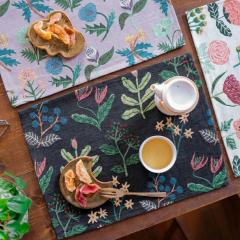 �����~���L �����`�����}�b�g Flower�bPlace mat ������� �z �� �v���[�X�}�b�g �O�b�Y �A�� �k�� �S�u�����D�� �t�����[ �ԕ� �{�^�j�J