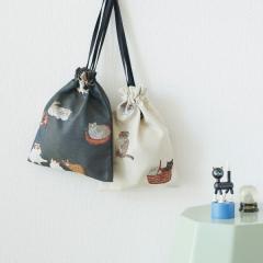 �����~���L �В��i�L���j�bDrawstring bag Cats �L �L���b�g �G�� ���킢�� ������� �В��o�b�O ���s ������ �|�[�` �~�j�o�b�O �U��