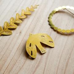 Brass Brooch�b BRASS BROOCH �o�b�W �o�b�` �A�N�Z�T���[ �s�� ������� ��i ���R �n���h���C�h �k�� ���[�t �t���� �i�`������ ���� 