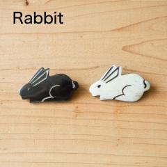 �{�[���u���[�` Rabbit�b BONE BROOCH �o�b�W �o�b�` �A�N�Z�T���[ �s�� ������� ��i ���R �n���h���C�h �k�� �t�@�b�V���� ������ �E