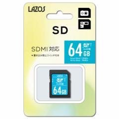 sdJ[h 64gb SDJ[h 64GB UHS-I CLASS10  [J[h NX10 w  SDXC LAZOS L-64SD10 SDMIΉ [֑