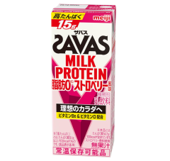 SAVAS(�U�o�X) MILK PROTEIN ���b0 �X�g���x���[���� 200ml�~24�{ ���� �~���N�v���e�C�� ������ς� �_�C�G�b�g