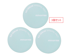 �y��������3�Z�b�g�zinnisfree �C�j�X�t���[ �m�[�Z�o�� �~�l���� �p�E�_�[ 5g 3�Z�b�g NO SEBUM MINERSL POWDER