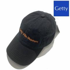 Getty Villa Museum Embroidered Logo Cap@QbeBE~[WA ItBV SLbvyget003-blkz