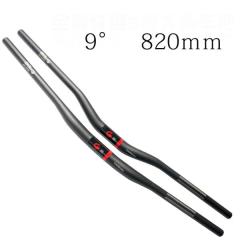 ASIACOM XC MTB �_�E���q�� �n���h�� T800�J�[�{�� �t���b�g�o�[ �X�g���[�g/���C�U�[�o�[ 31.8����*820mm�yASC-F17�z