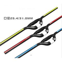 ASIACOM �܂��� MTB �_�u���p�C�v�n���h�� T700�J�[�{�� ��25.4/31.8mm �}�E���e���o�C�N �t���b�g�o�[�yASC-F21�z