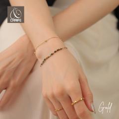 �u���X���b�g 2�A �T�[�W�J���X�e�����X 316L �����A�����M�[�Ή� 18K �R�[�e�B���O ���f�B�[�X �u���X���b�g ��l ���킢�� �V���v�� ��