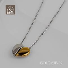 �l�b�N���X �n�[�g �o�C�J���[ �T�[�W�J���X�e�����X 316L �����A�����M�[�Ή� 18K �R�[�e�B���O ���f�B�[�X ��l ���킢�� �V���v�� �G