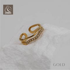 �����O �w�� �T�[�W�J���X�e�����X316L �����A�����M�[�Ή� 18K�R�[�e�B���O �W���R�j�A ���f�B�[�X ��l �V���v�� ���f�B�[�X �S�[���h 