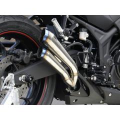 オーバーレーシング YZF-R25/MT-25 ツインチタンメガホン スリップオン