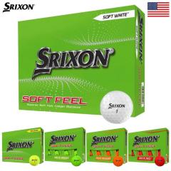 �X���N�\�� �\�t�g�t�B�[�� 2023 �S���t�{�[�� �r�r�b�h�J���[ �}�b�g�d�グ ������ SRIXON GOLF BALL SOFT FEEL USA���A���i