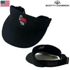 �y���A�i�z�X�R�b�e�B�L�������� �T���o�C�U�[ �����Y Cali Bear Visor �u���b�N 104953 Scotty Cameron USA���A���i