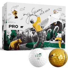 ���@�C�X�S���t Vice Golf ���ʌ��� Vice Pro Bear Jack Nicklaus Limited Edition Golf Balls ���@�C�X�v�� �S�[���f���x�A �W���b�N�j