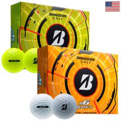 BS �u���a�X�g���S���t 2025 e6 Soft �S���t�{�[�� 1�_�[�X�i12�����jBRIDGESTONE GOLF USA���A���i ���s�A��