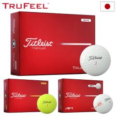 �^�C�g���X�g 2026 TRUFEEL �g�D���[�t�B�[�� �{�[�� 1�_�[�X(12������) �S���t�{�[�� 2026�N���f�� TITLEIST ���{���K�i