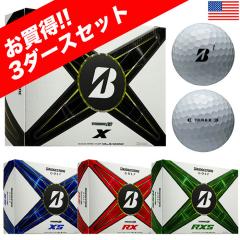 �y�܂Ƃߔ����������zBS �u���a�X�g�� �S���t�{�[�� �c�A�[B �c�A�[�r�[ 2024 3�_�[�X 36���� BRIDGESTONE GOLF BALL TOUR B X XS RX RXS