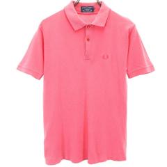 フレッドペリー 90s オールド 半袖 ポロシャツ 38 ピンク系 FRED PERRY