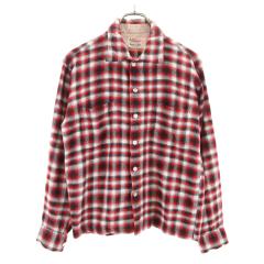 60's オープンカラー　チェックシャツ　ボックス　開襟 Game and Lake 50s 60s 開襟 オープンカラー ヴィンテージ ボックス