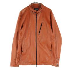 る*す様 ニコルクラブフォーメン レザージャケット ボルドー 48 美品 oda-12637_001.jpg