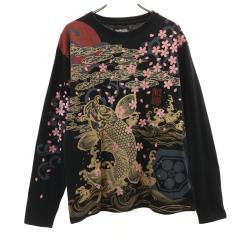 サスクワッチファブリックス 日本製 オールド 長袖 シャツ L ホワイト