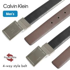 �J���o���N���C�� Calvin Klein ���o�[�V�u�� �x���g 11CKE10007 �����Y �j�� �a�m �u�����h �r�W�l�X �t�H�[�}�� �ʋ� �V���v�� ��� ��