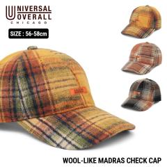 UNIVERSAL OVERALL ���j�o�[�T���I�[�o�[�I�[�� �`�F�b�N�L���b�v DW1886 �X�q ���[�N �u�����h ������� �h�� �H�~ �M�t�g �v���[���g