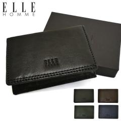 ELLE HOMME �V�[�v�X�L�� �p�X�P�[�X 2�� ���K����t�� XP34665 �u���b�N �u���E�� �O���[�� �l�C�r�[ �V�[�v�X�L�� ���U�[ �G���I�� �r