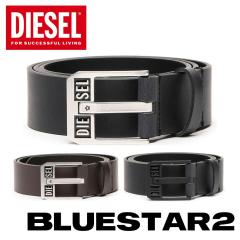 DIESEL �f�B�[�[�� �����Y ���U�[ �x���g X08880 BLUE STAR2 �{�v ���v �s���o�b�N�� ���B���e�[�W���H ���[�W �����O �傫�� �M�t�g