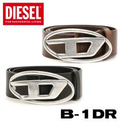 DIESEL �f�B�[�[�� �����Y ���U�[ �x���g X08516 B-1DR �u���b�N �u���E�� �� �� �v �{�v ���v �s���o�b�N�� ���U�[ �f�j�� ���U�[�x���g