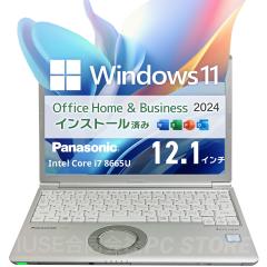 m[gp\R  Core i7 8665U/16GB/SSD512GB/Windows11 MS Office Panasonic Lets note CF-SV8 12.1C`/ݒς