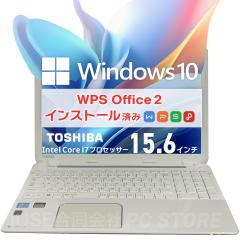 m[gp\R  Core i7 3630QM/16GB/SSD240GB/Windows10 WPS Office TOSHIBA dynabook T554/67KWS 15.6C`/ݒ
