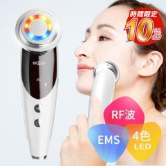 【母の日限定】【EMS&光エステ】美顔器 EMS ラジオ波 4色LED 超音波美顔器 LED 光エステ リフトアップ たるみ 毛穴ケア 小顔 フェイスケ