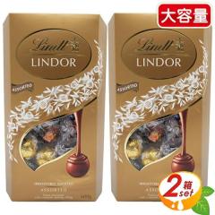 ��600g�~2���Z�b�g��yLindt�z�����c �����h�[�� �� �A�\�[�g �g�����t�`���R �`���R���[�g LINDOR GOLD ASST �~���N �z���C�g �w�[�[��