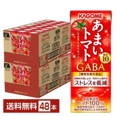 �@�\���\���H�i �J�S�� ���܂��g�}�g GABA�������b�N�X 195ml ���p�b�N 24�{�~2�P�[�X�i48�{�j ��������