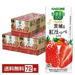 �G�ߌ��� ��ؐ���100 �{���̈�i ��錧�Y �g�ق��؃~�b�N�X �J�S�� 195ml ���p�b�N 24�{�~3�P�[�X�i72�{�j ��������